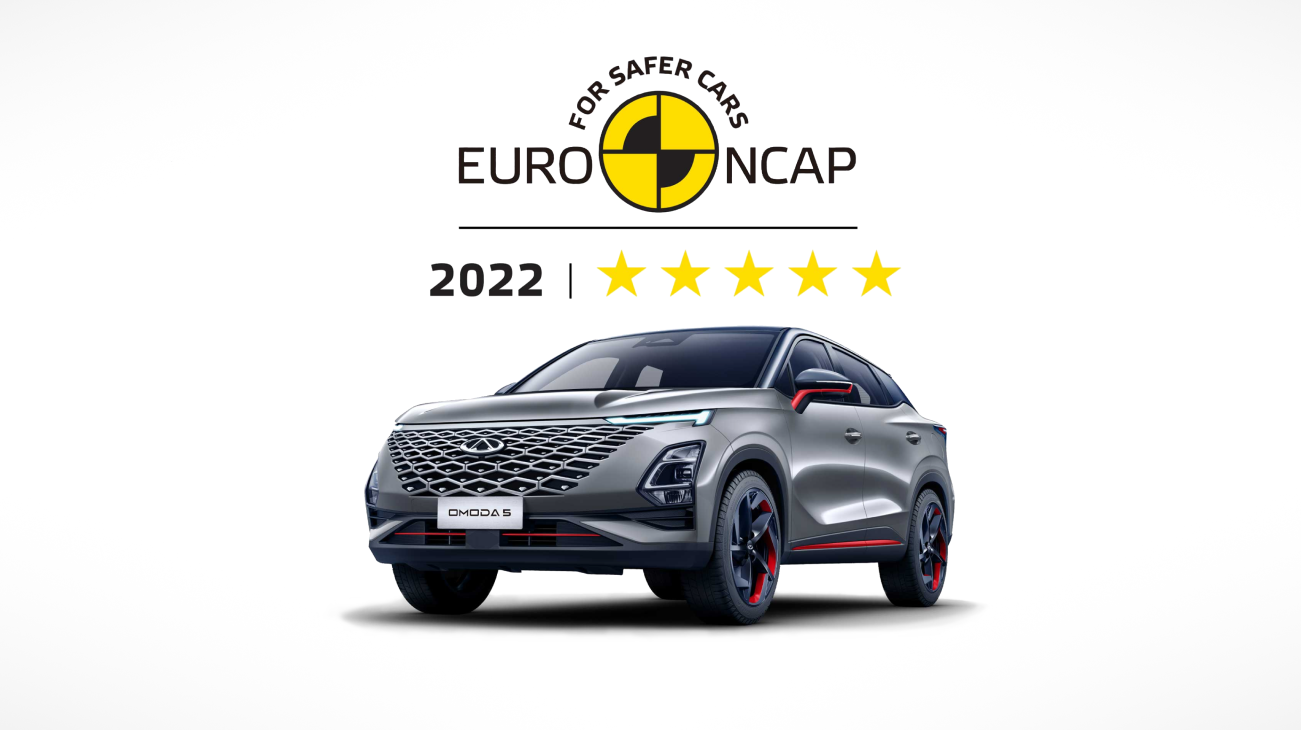 OMODA 5 osvaja najvišu Euro NCAP ocjenu